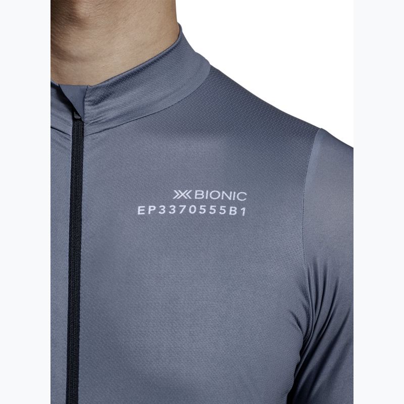 Vyriški dviračių marškinėliai X-Bionic Corefusion Ride Jersey rhino grey 5
