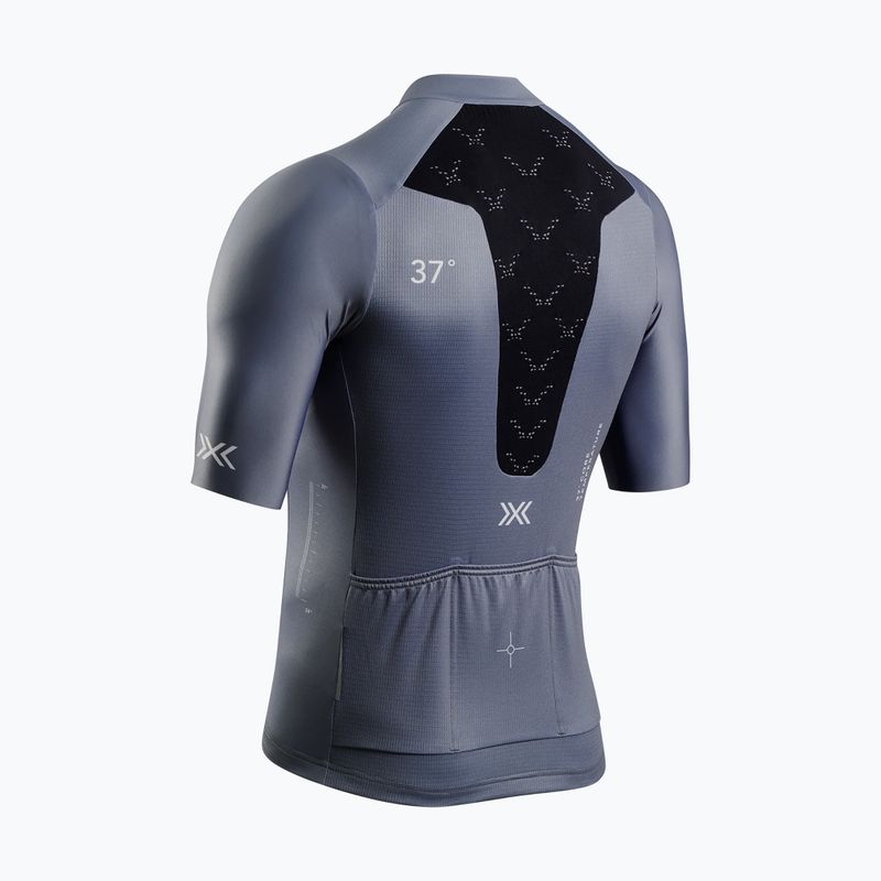 Vyriški dviračių marškinėliai X-Bionic Corefusion Ride Jersey rhino grey 8