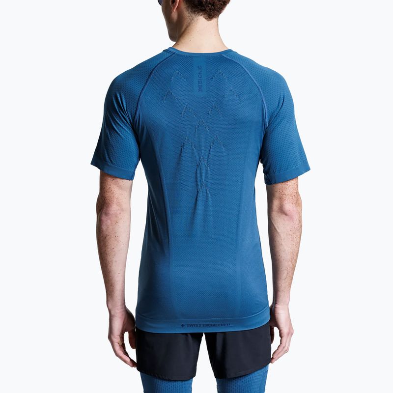 Vyriški bėgimo marškinėliai X-Bionic Xceed Run slate blue/marine 3