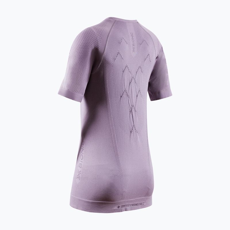 Moteriški bėgimo marškinėliai X-Bionic Xceed Run dusty lavender/lavender night 8