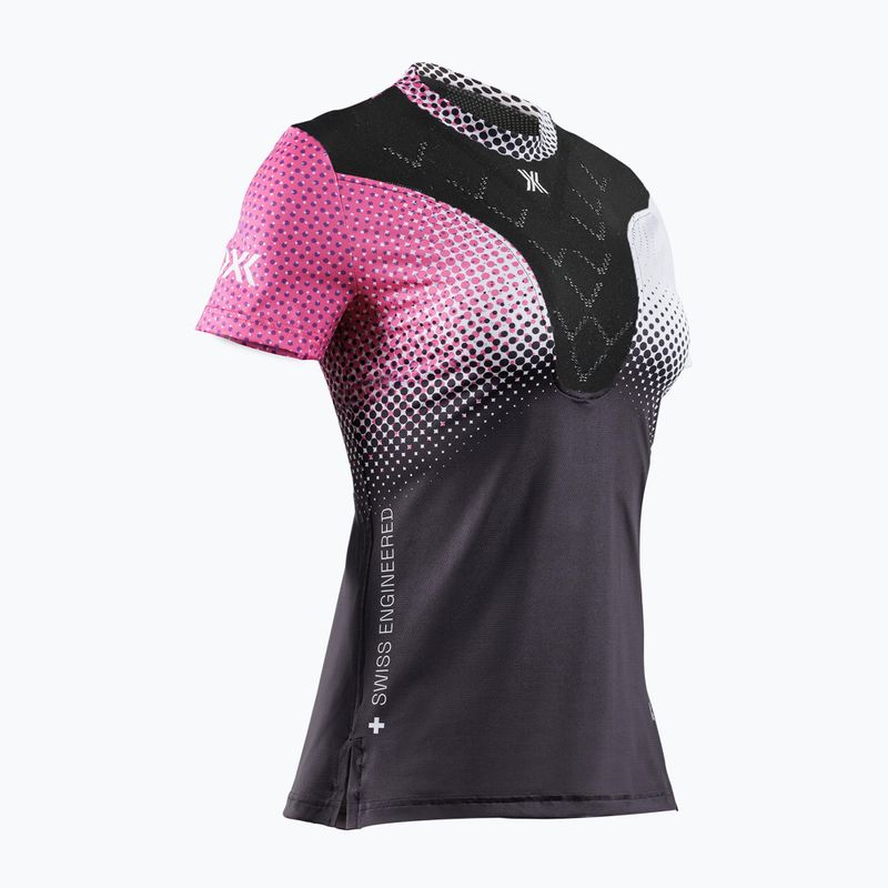 Moteriški bėgimo marškinėliai X-Bionic Corefusion Run dot fade/neo pink/white 6