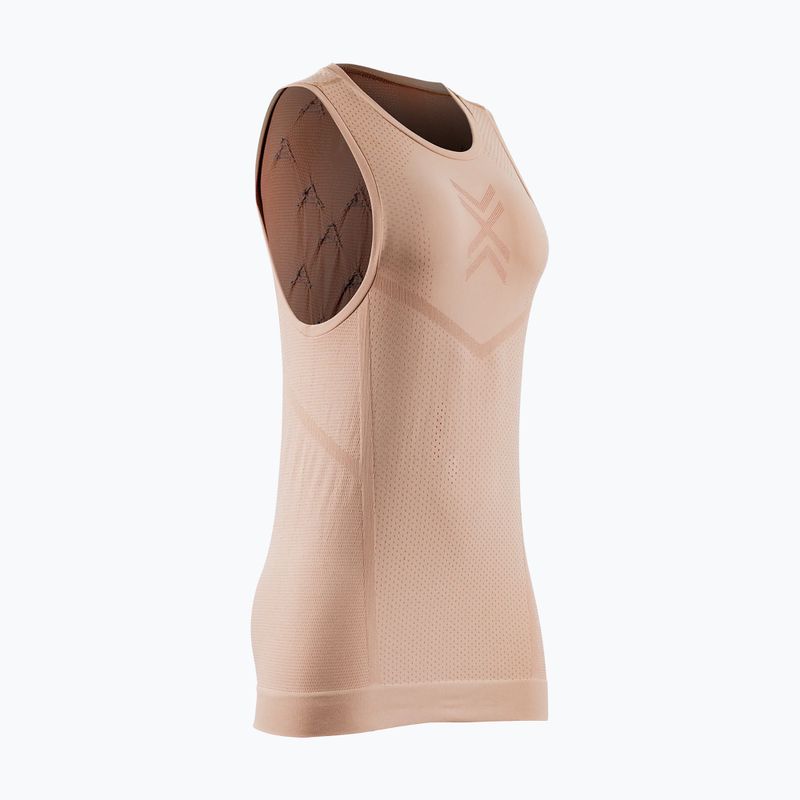 Moteriški bėgimo marškinėliai X-Bionic Xceed Run fresh peach/dusty rose 2