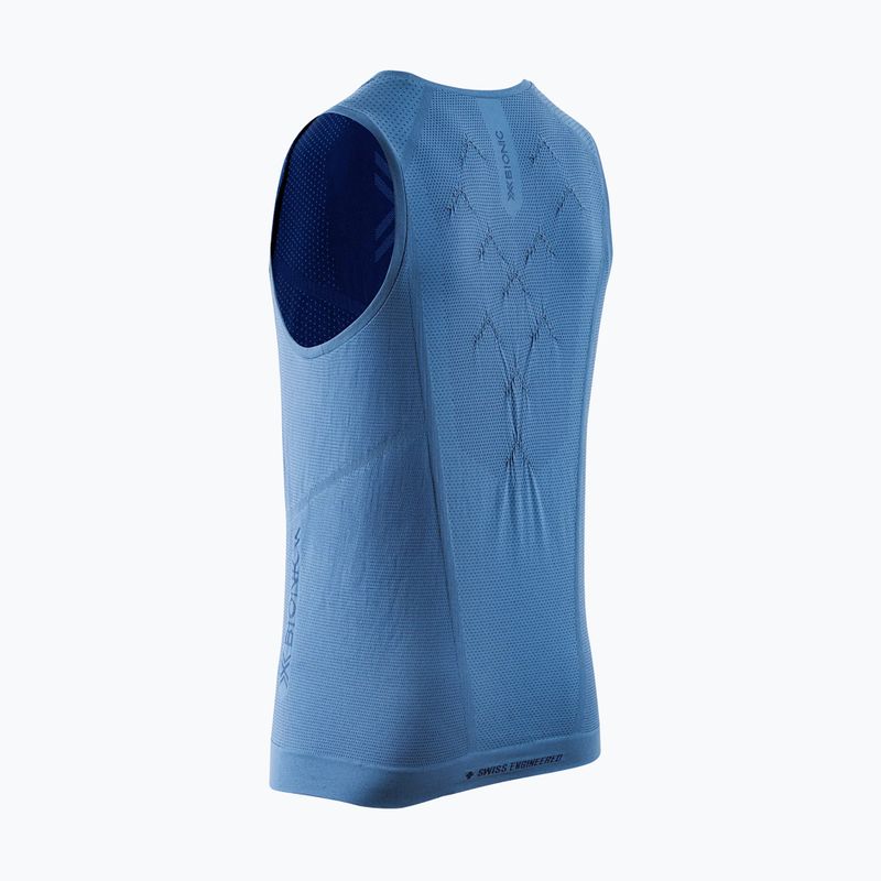 Vyriški bėgimo marškinėliai X-Bionic Xceed Run slate blue/marine 8