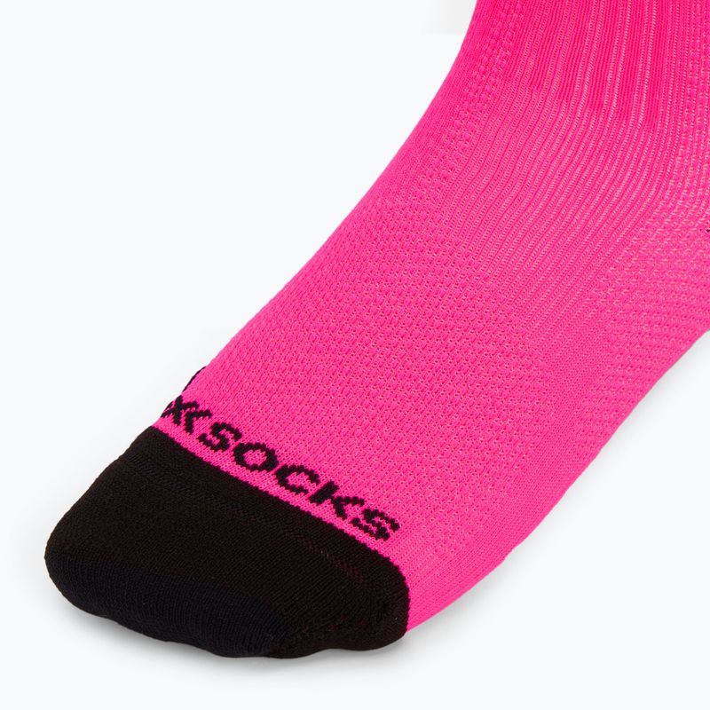 Kojinės X-Socks Run Discover Crew fluo pink/x black 3
