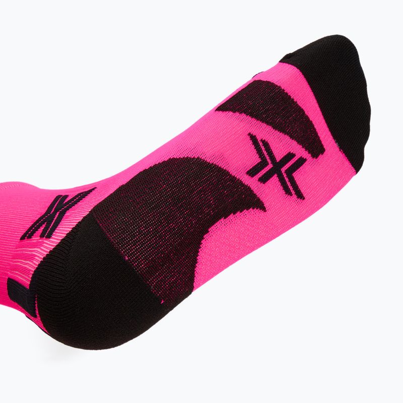 Kojinės X-Socks Run Discover Crew fluo pink/x black 4