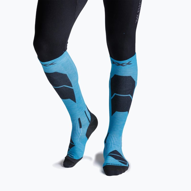 Slidinėjimo kojinės X-Socks Ski Perform Merino Otc eternal ice 2