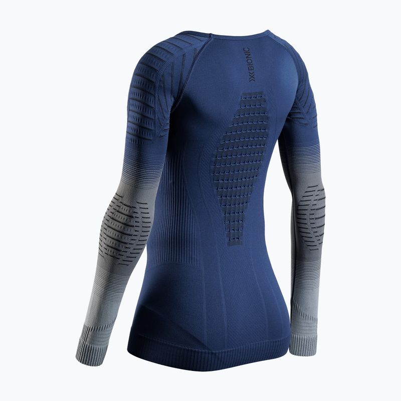 Moteriški termoaktyvūs marškinėliai X-Bionic Invent Fx Shirt marine/grey/light grey 2