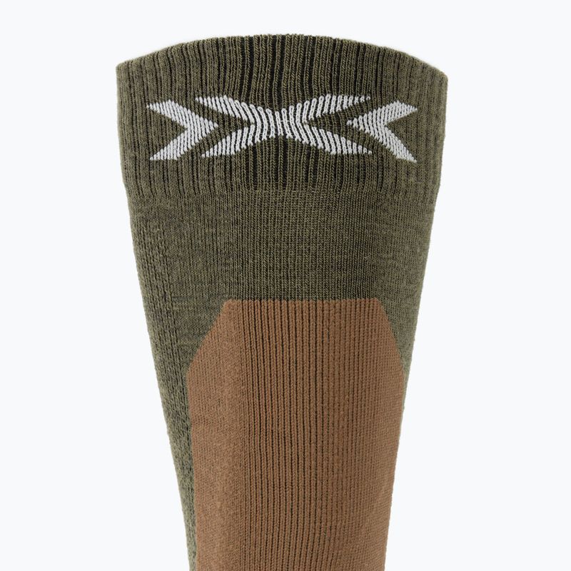 Slidinėjimo kojinės X-Socks Ski Discover Merino Otc sand/dark sand 4