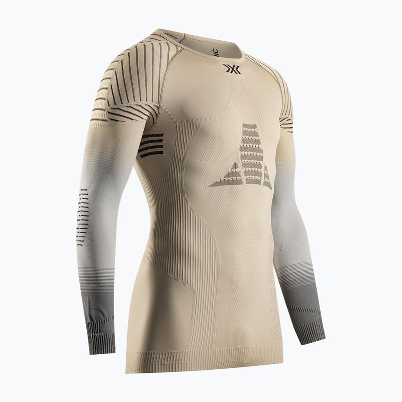 Vyriški termoaktyvūs marškinėliai X-Bionic Invent Fx Shirt sand/light grey/grey 10