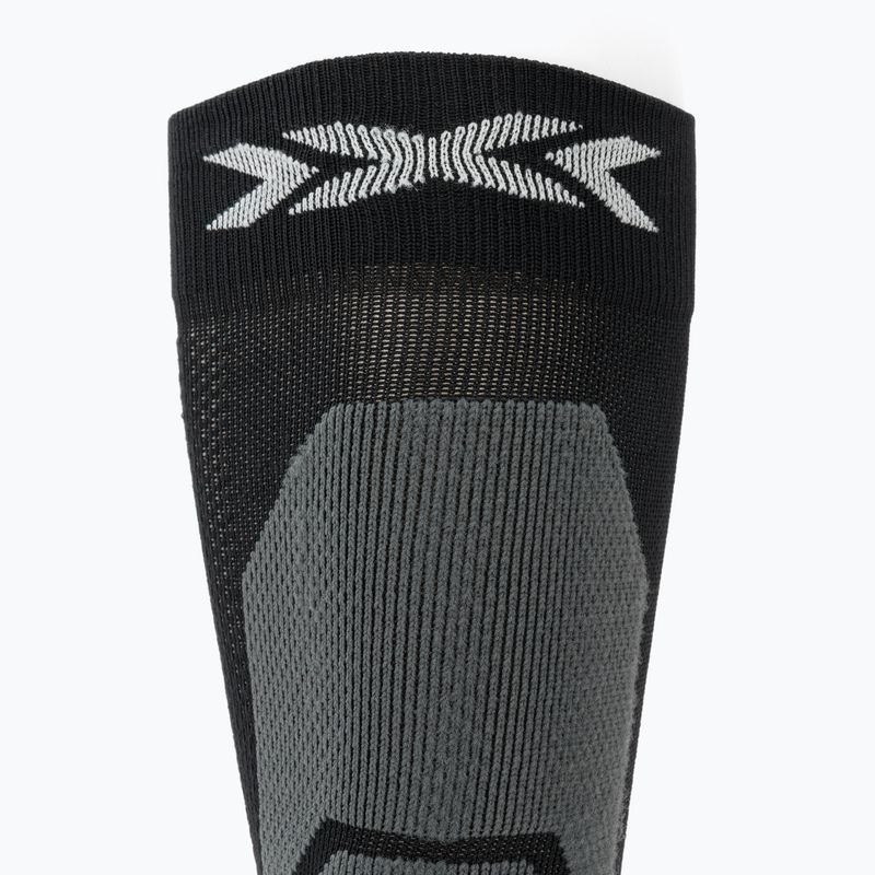 Moteriškos slidinėjimo kojinės X-Socks Ski Perform Otc x black/light grey 4