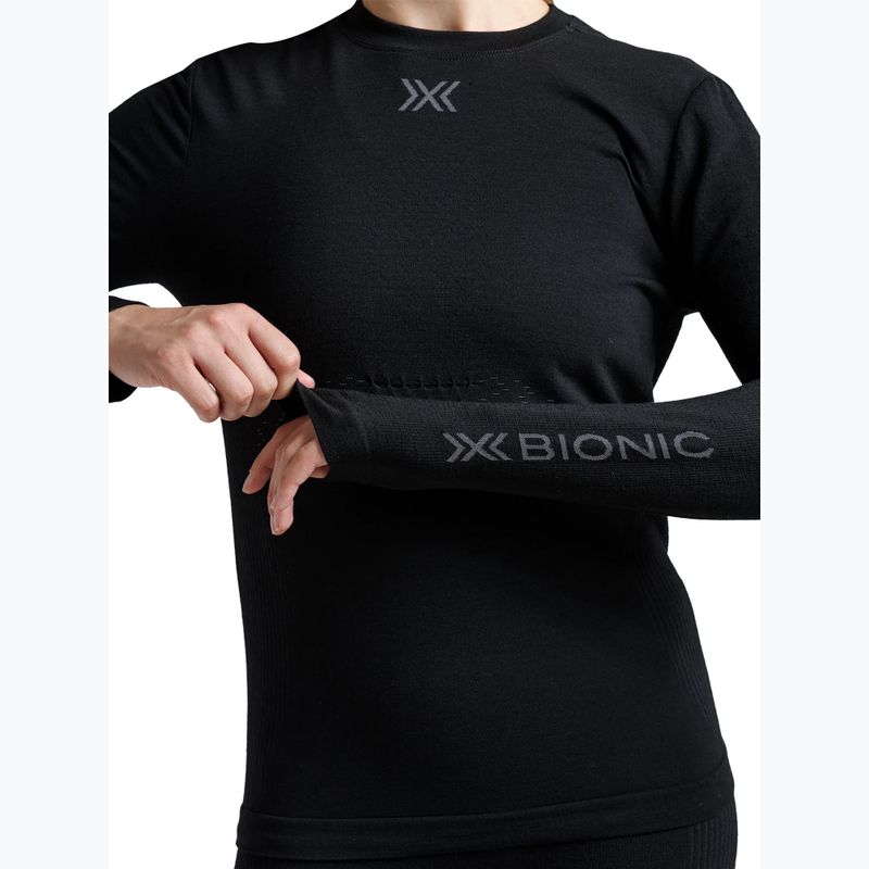 Vyriški termoaktyvūs marškinėliai X-Bionic Mightywool x black 9
