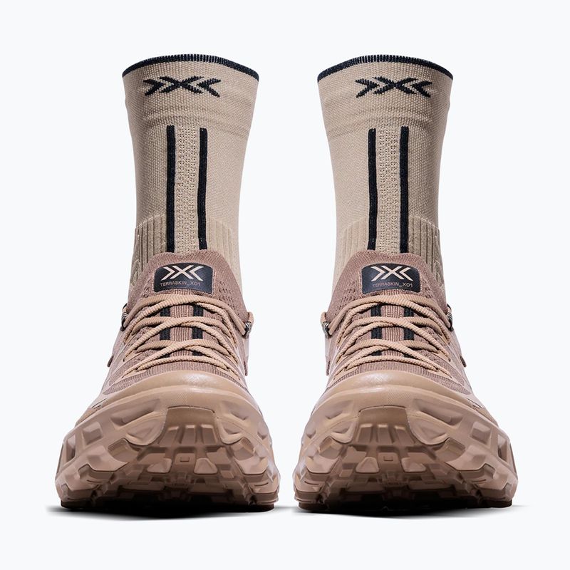 Bėgimo batai + kojinės X-Bionic Terraskin X01 sand/dark Sand 3