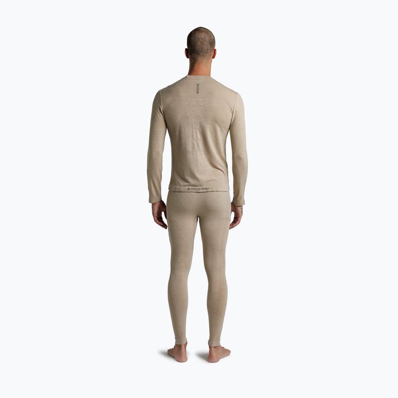 Vyriški termoaktyvūs ilgomis rankovėmis marškinėliai  X-Bionic Mightywool sand 4