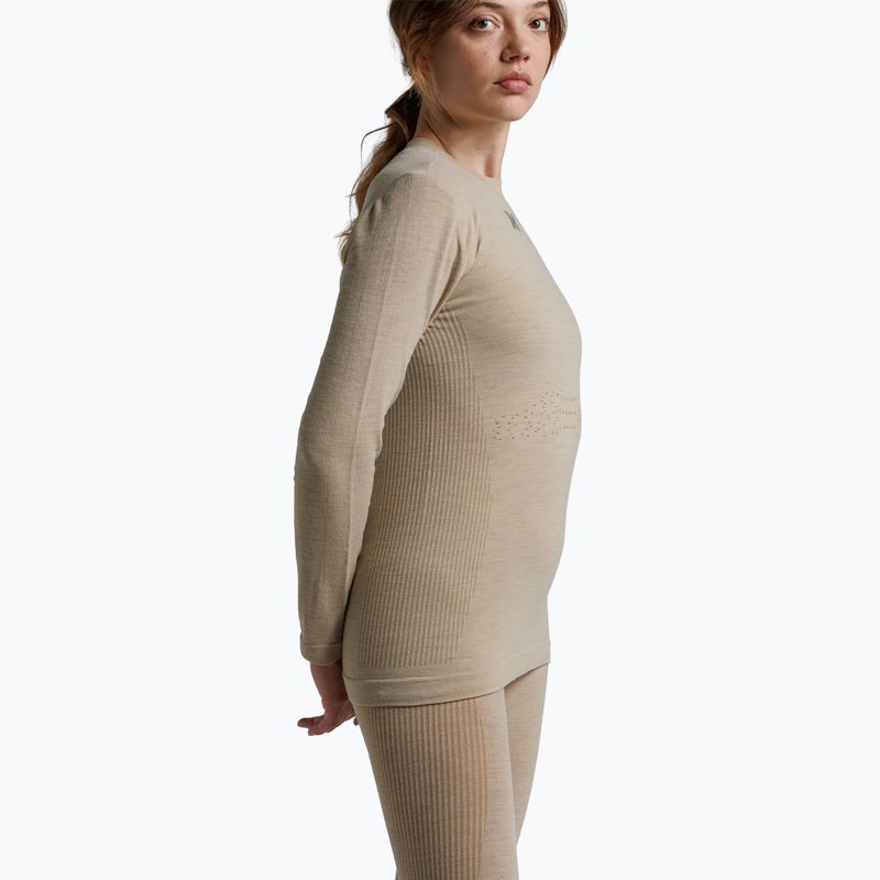 Moteriški termoaktyvūs marškinėliai X-Bionic Mightywool sand 5