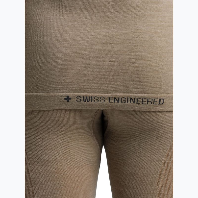 Moteriški termo marškinėliai ilgomis rankovėmis X-Bionic Mightywool sand 10