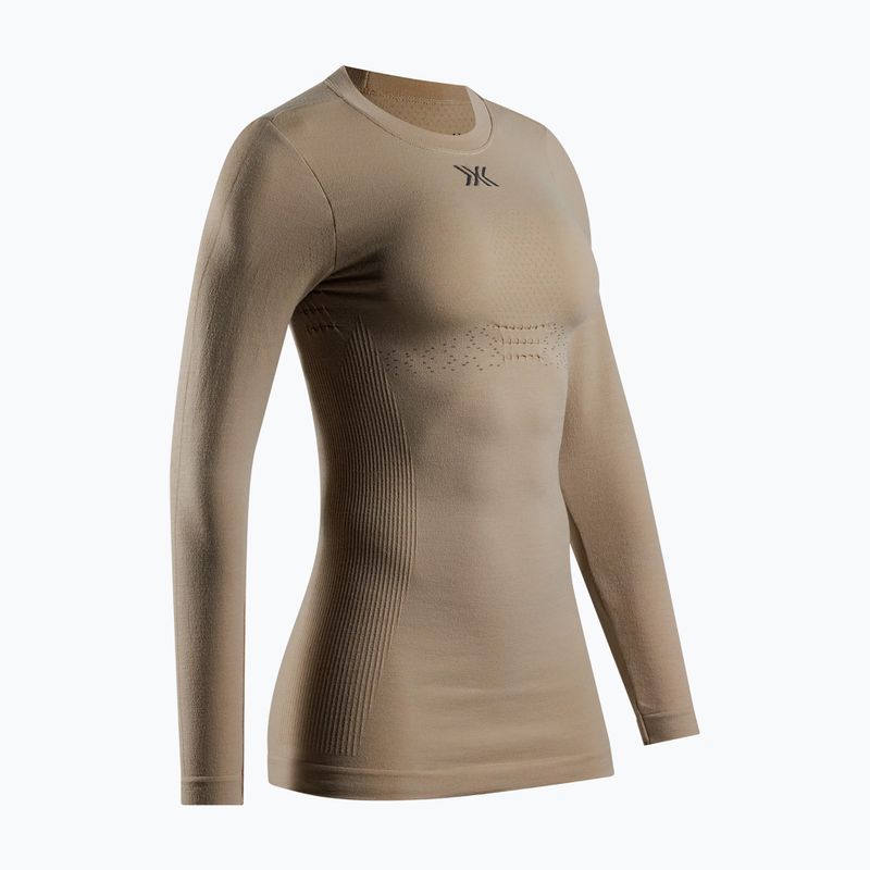 Moteriški termoaktyvūs marškinėliai X-Bionic Mightywool sand 12