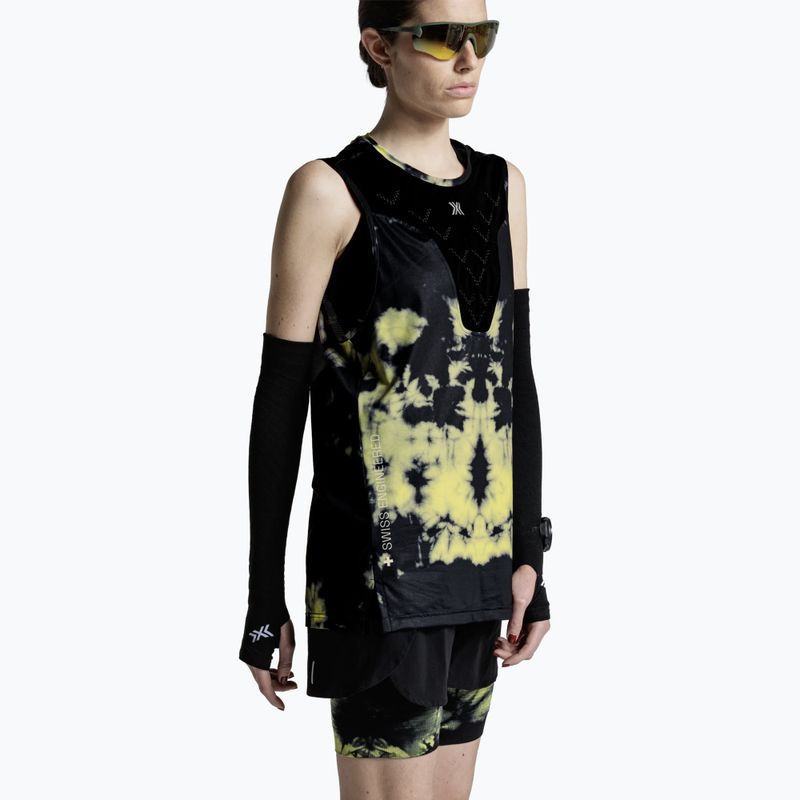 Bėgimo marškinėliai X-Bionic Corefusion Run Tank tie dye electric energy 4