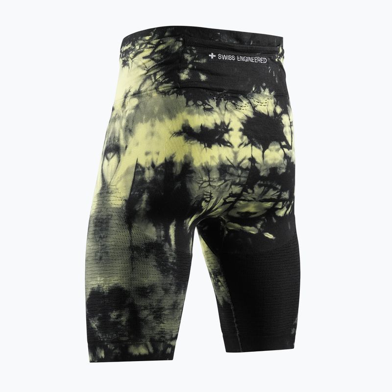 Vyriški bėgimo šortai X-Bionic Efektor Tights tie dye electric energy 8