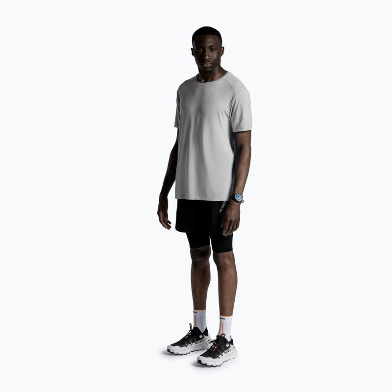 Vyriški bėgimo marškinėliai X-Bionic Xceed Run Discover seal grey 4