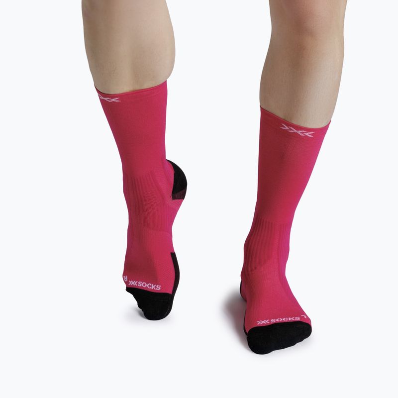 Kojinės X-Socks Run Perform Crew power purple 2