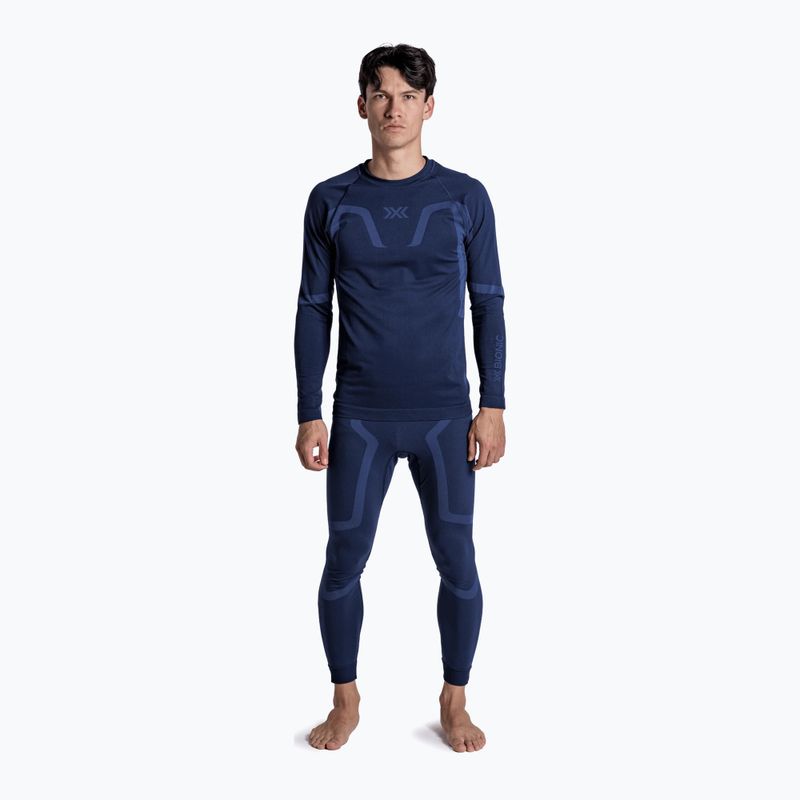 Vyriškas termoaktyvus džemperis X-Bionic X-Ential Baselayer LS marine 2
