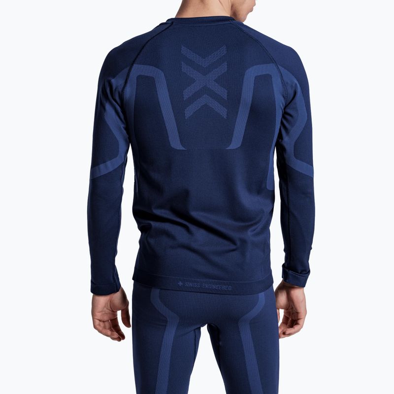 Vyriškas termoaktyvus džemperis X-Bionic X-Ential Baselayer LS marine 3