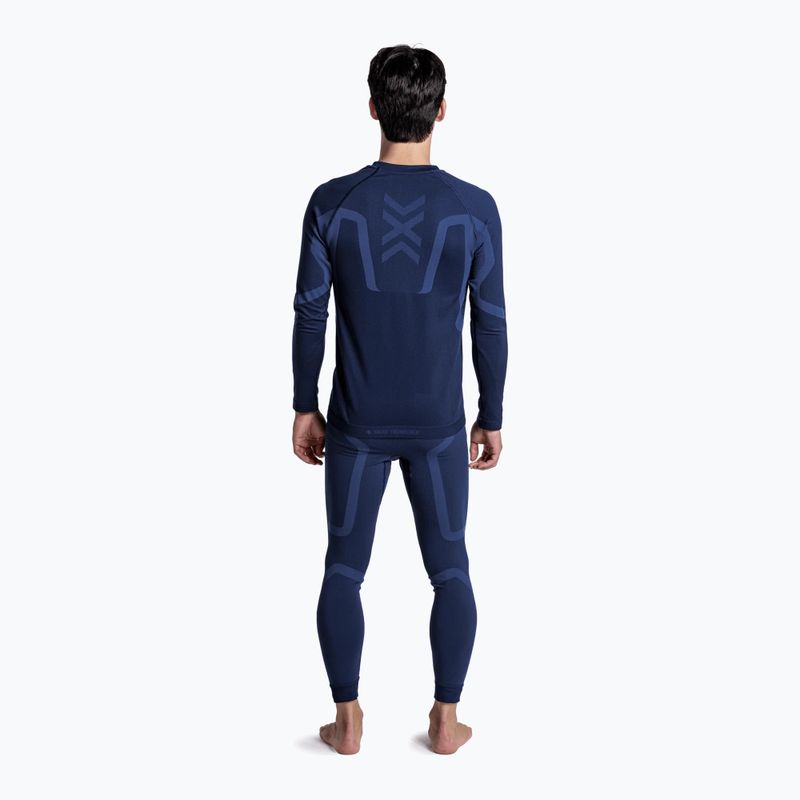 Vyriškas termoaktyvus džemperis X-Bionic X-Ential Baselayer LS marine 4