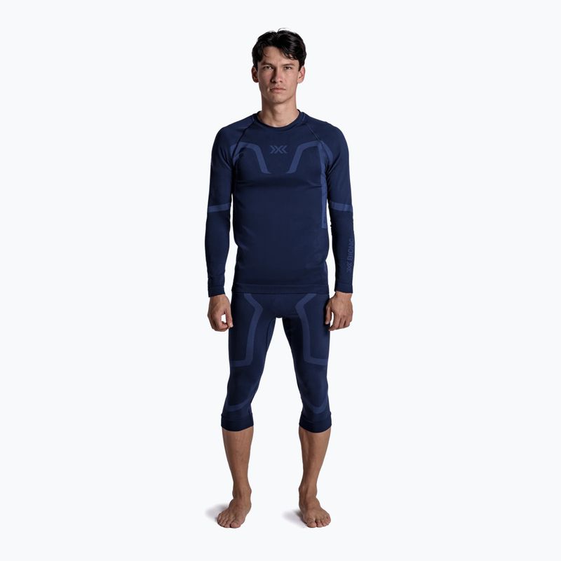 Vyriškos termo kelnės X-Bionic X-Ential 3/4 marine 2