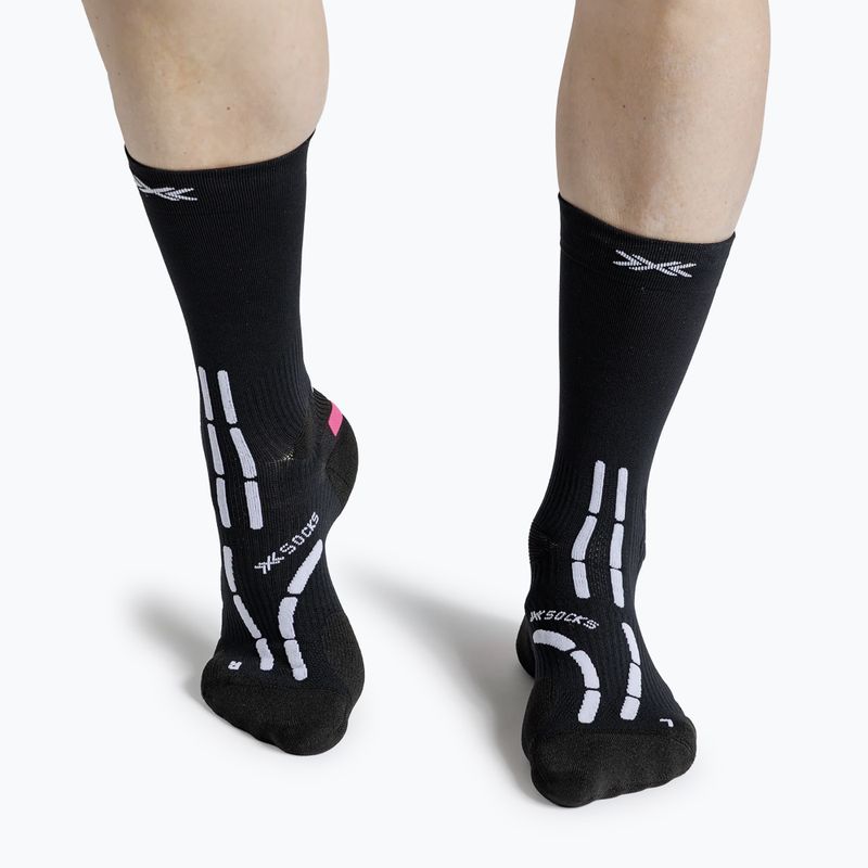 Kojinės X-Socks Trail Anatomix Crew x black/x white 2