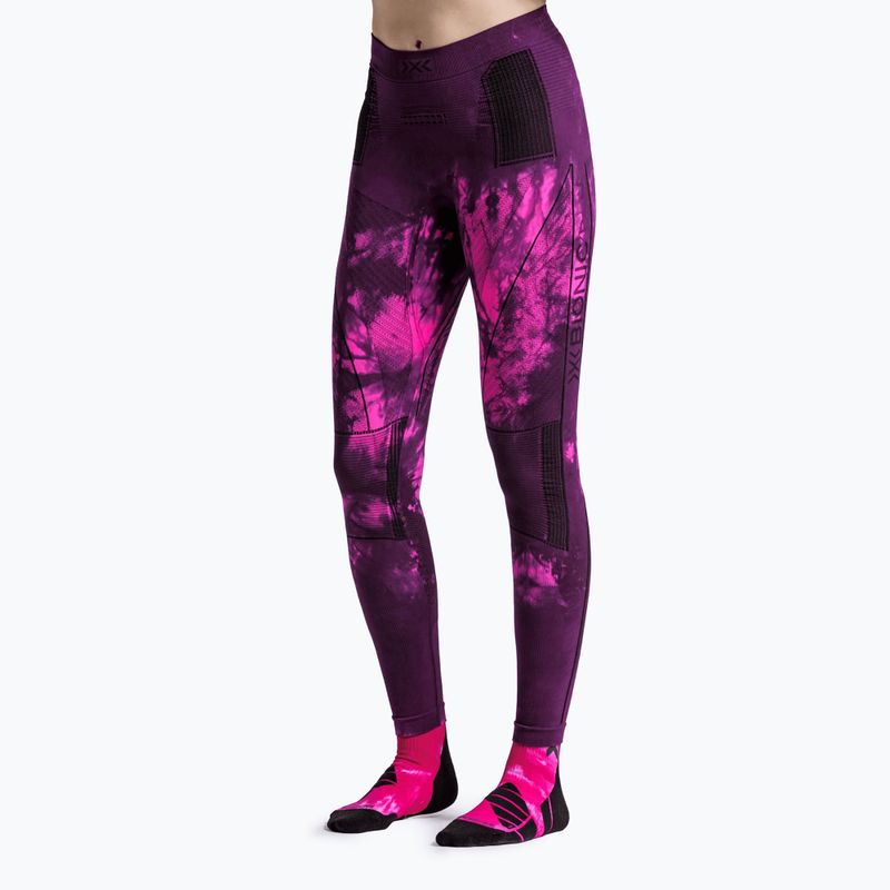 Termoaktyvios kelnės X-Bionic Energy Accumulator Wild tiedye x black/fluo pink 2