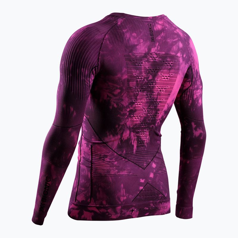 Termoaktyvus džemperis X-Bionic Energy Accumulator Wild LS tiedye x black/fluo pink 2
