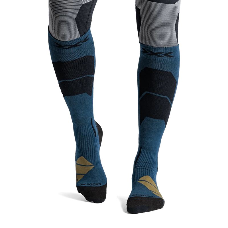 Slidinėjimo kojinės X-Socks Ski Perform Merino Otc neo navy 2