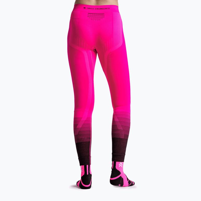 Moteriškos termo kelnės X-Bionic Invent Graphics fluo pink/x white 2