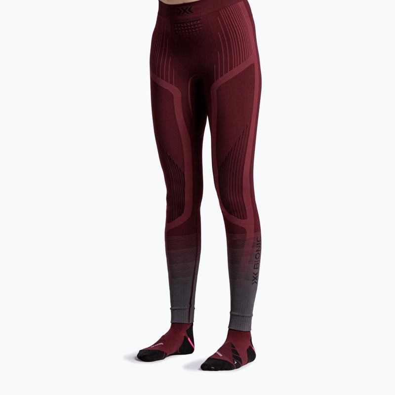 Moteriškos termo kelnės X-Bionic Invent Graphics oxide red/x black 3