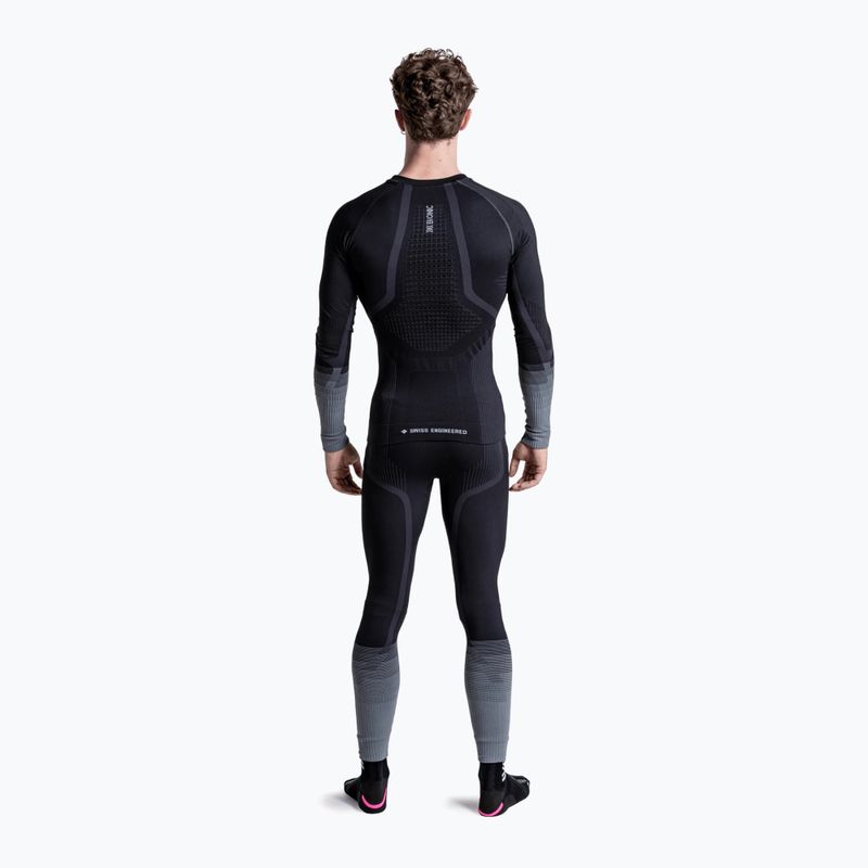 Vyriškas termoaktyvus džemperis X-Bionic Invent Graphics LS x black/dark grey 4