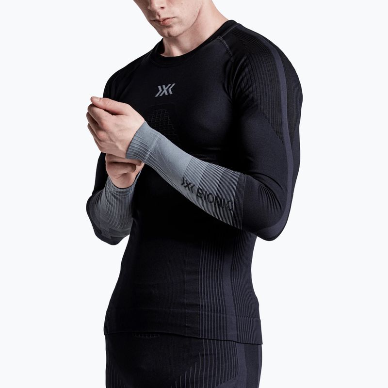 Vyriškas termoaktyvus džemperis X-Bionic Invent Graphics LS x black/dark grey 5