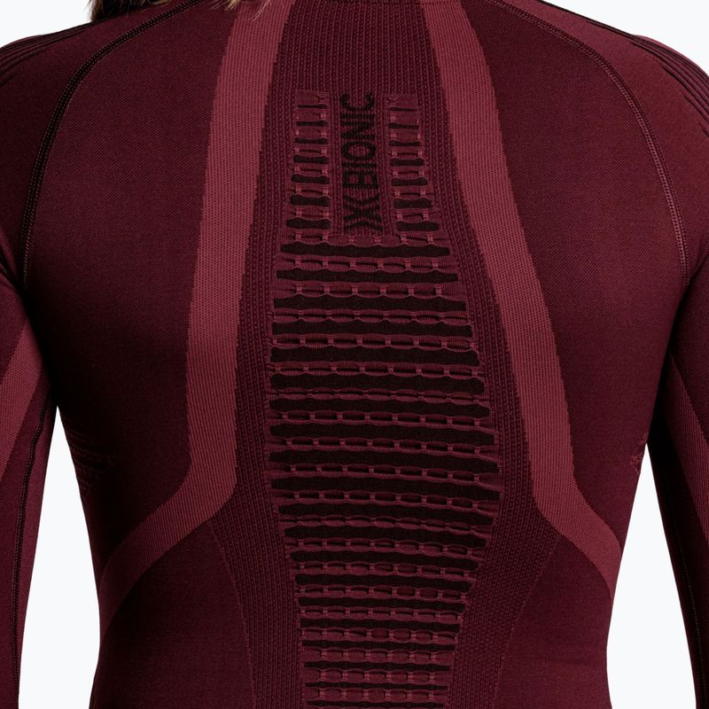 Moteriškas termo džemperis X-Bionic Invent Graphics LS oxide red/x black 8
