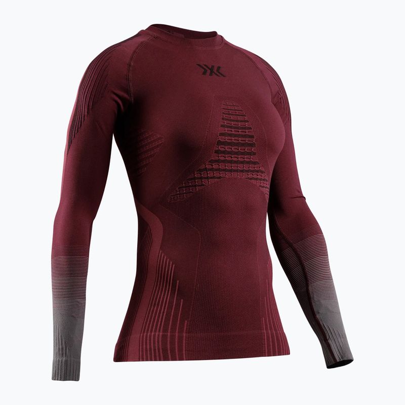 Moteriškas termo džemperis X-Bionic Invent Graphics LS oxide red/x black 10
