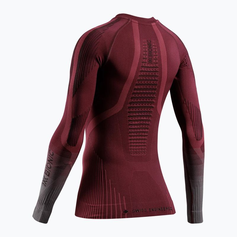 Moteriškas termo džemperis X-Bionic Invent Graphics LS oxide red/x black 11