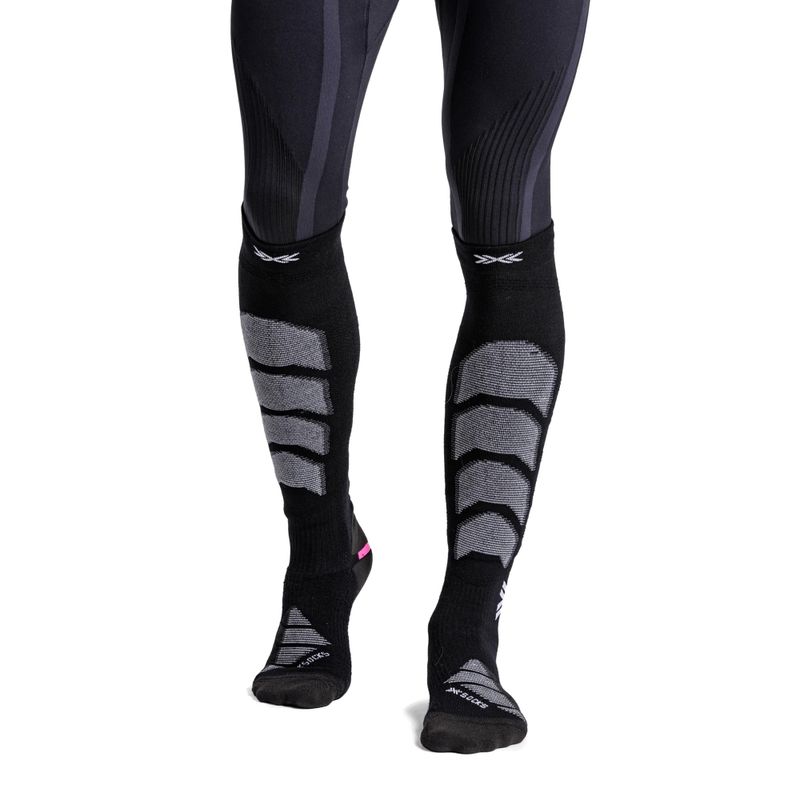 Slidinėjimo kojinės X-Socks Ski Anatomix Merino Otc x black 3