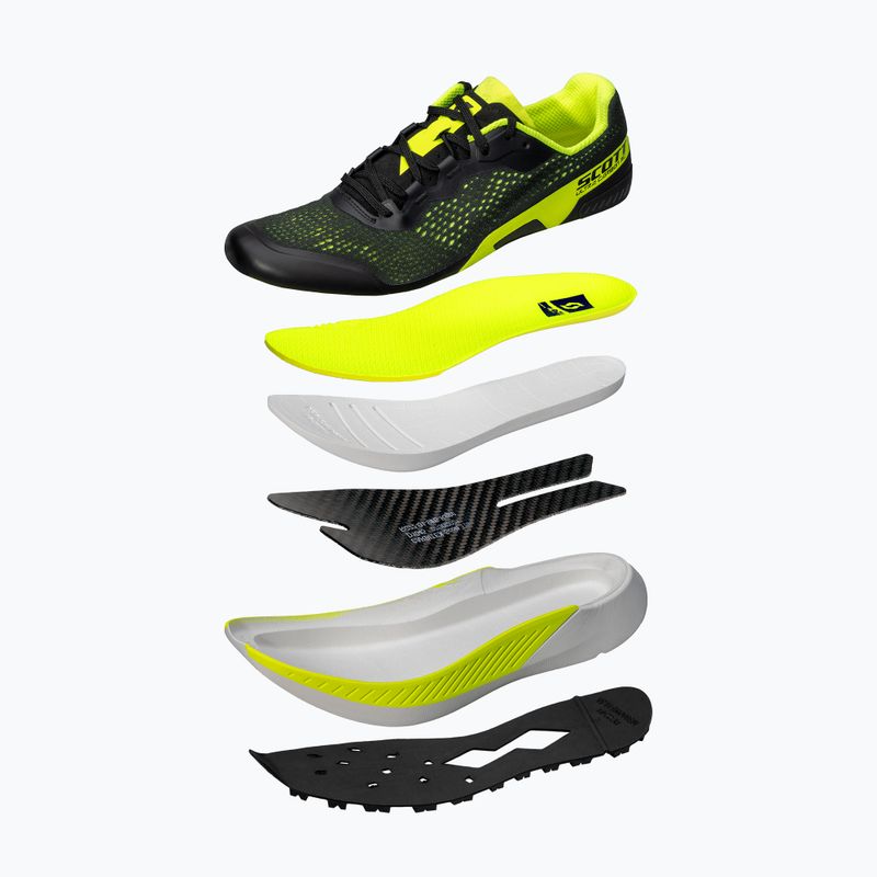 Vyriški bėgimo batai SCOTT Ultra Carbon RC black/yellow 7