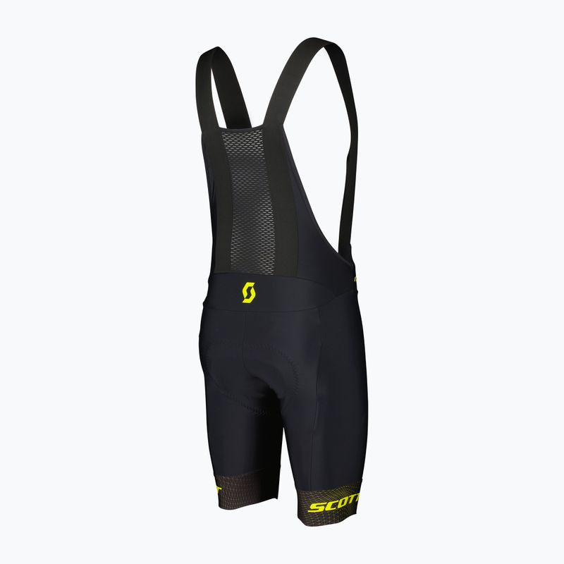 Vyriški SCOTT RC Pro +++ Bibshorts black/sulphur yellow 2