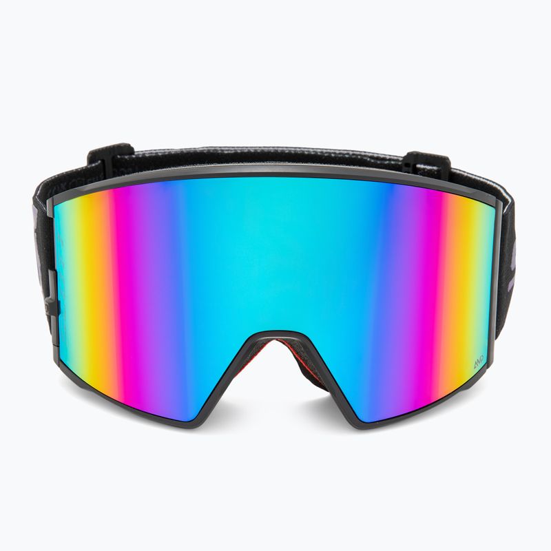 Slidinėjimo akiniai SCOTT React black/aurora green/enhancer teal chrome/pro green 3