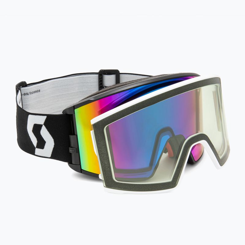 Slidinėjimo akiniai SCOTT React mineral black/white/enhancer teal chrome/pro green