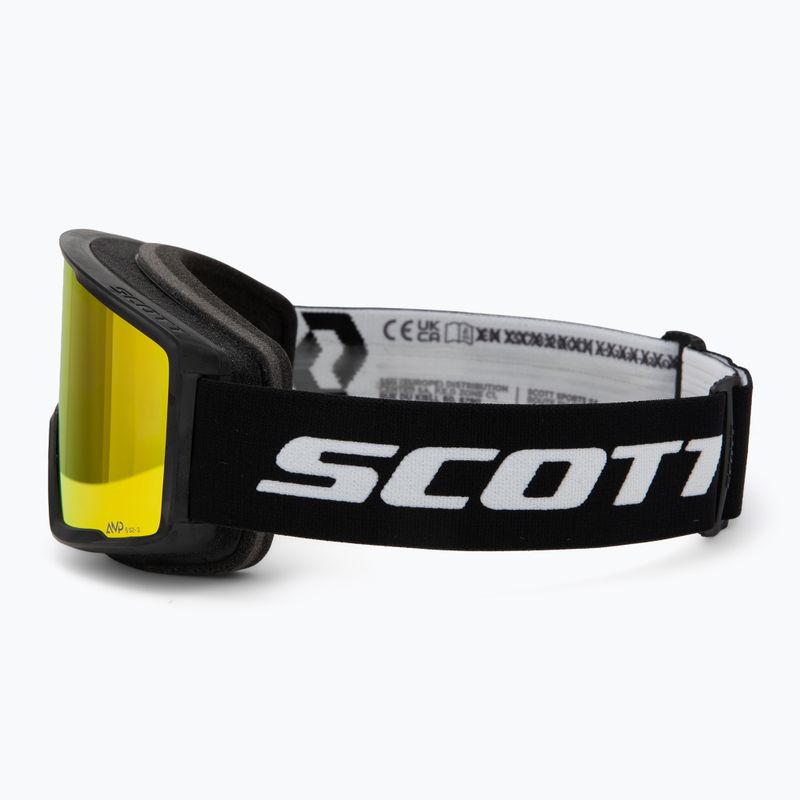 Slidinėjimo akiniai SCOTT Factor Pro LS mineral black/white amp ls red chrome 4