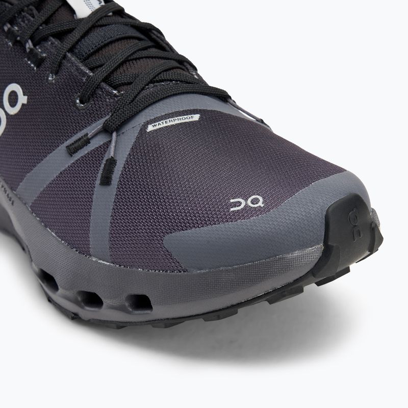 Vyriški bėgimo bateliai On Cloudsurfer Trail Waterproof black/eclipse 7