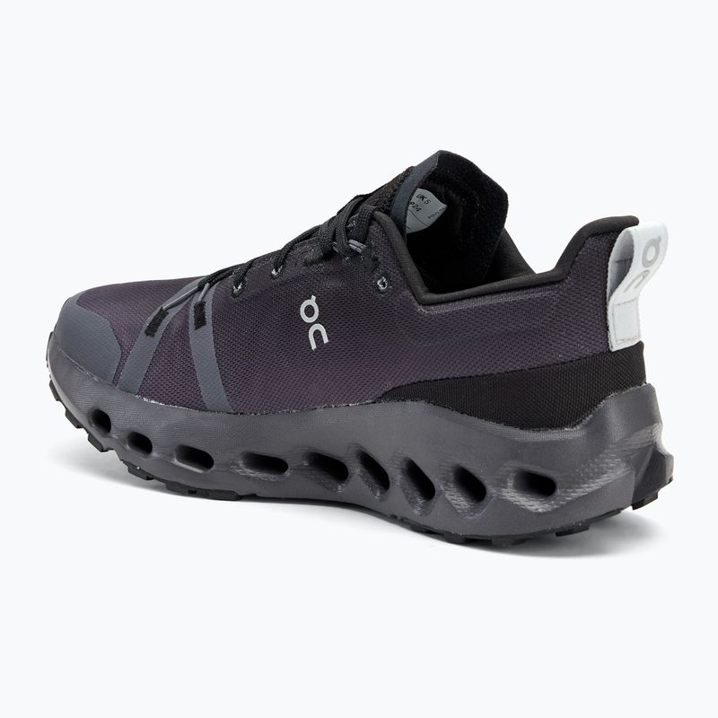 Moteriški bėgimo bateliai On Cloudsurfer Trail Waterproof black/eclipse 3
