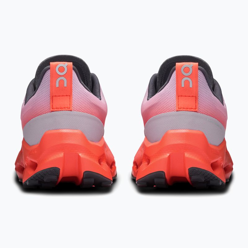 Moterų bėgimo bateliai On Cloudsurfer Trail Vandeniui atsparūs bėgimo bateliai mauve/flame 11