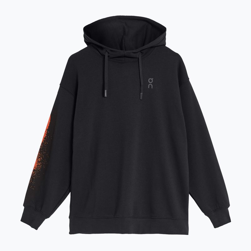 Vyriškas bėgimo džemperis On Running Club Hoodie Cloud black 7