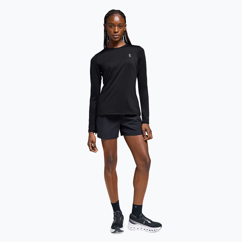 Moteriški bėgimo marškinėliai ilgomis rankovėmis On Core Long-T black 2